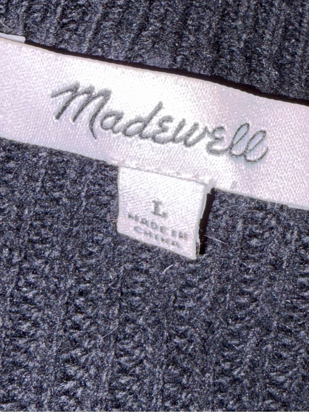 Madewell Blue Crewneck Sweater